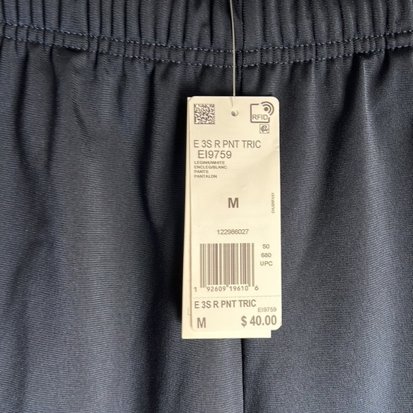 Dark Blue Adidas 3 Stripes Athletic Pants - Picture 2 of 4
